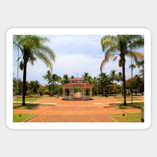 Coconut Palm Square, Noumea Sticker